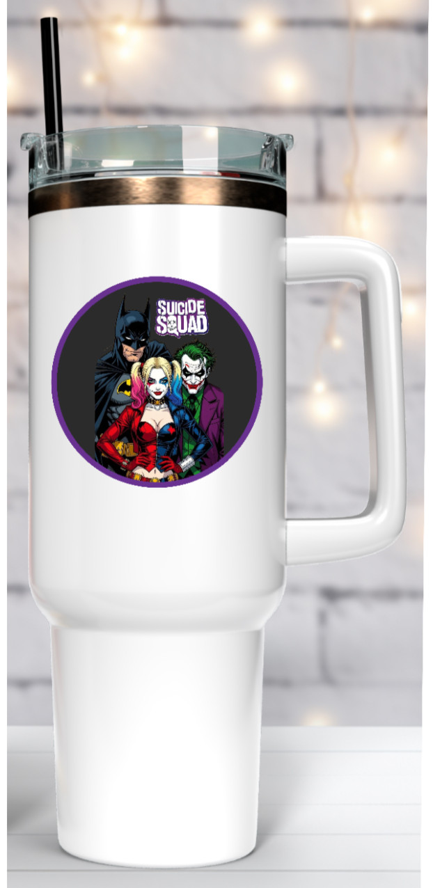 Movie DC (Suicide Squad) 4" Vinyl Decal Handmade Vehicle Cooler Laptop Decor 26