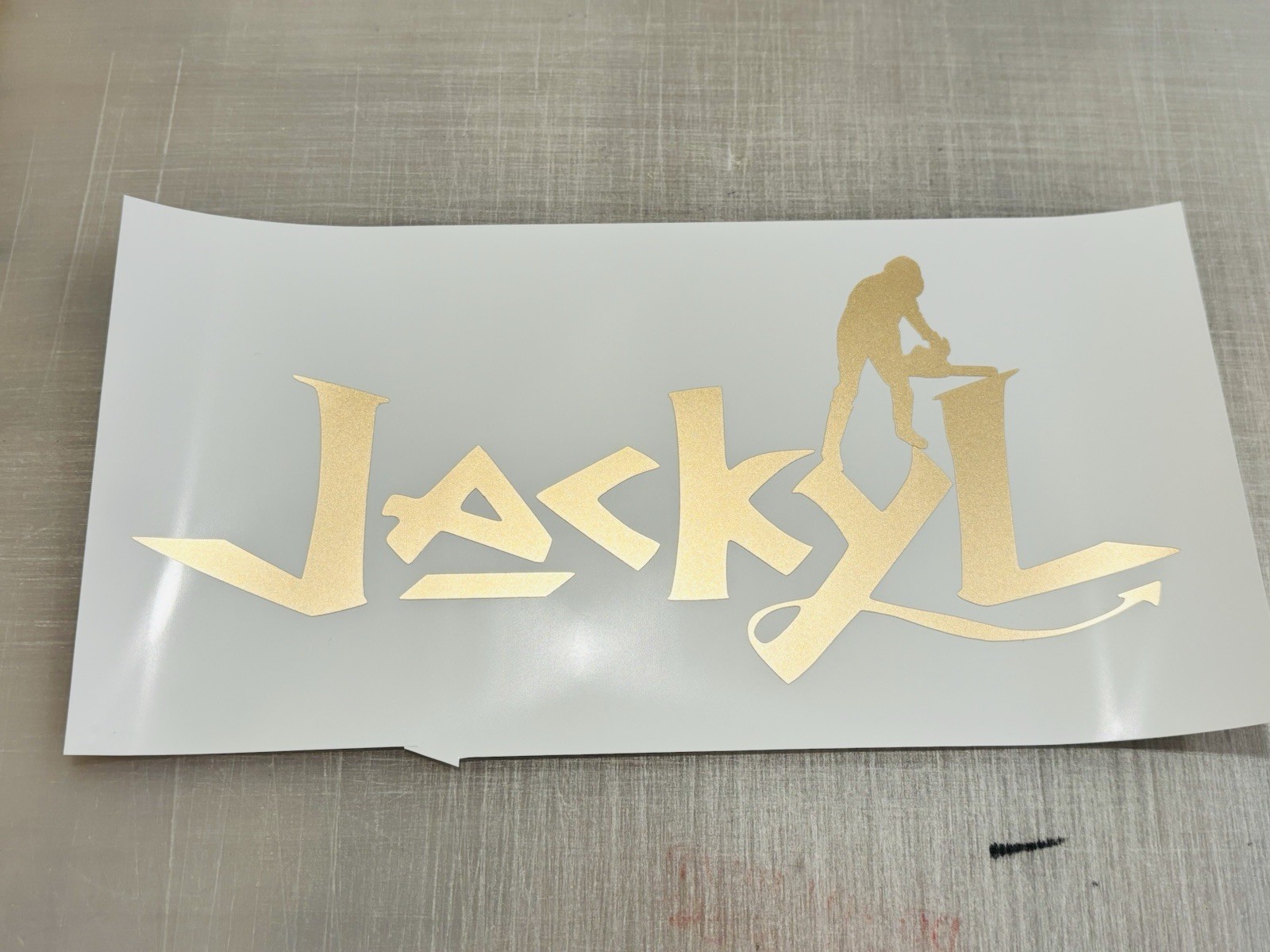 Custom Jackyl (Band) Die Cut Vinyl Decal-Many Sizes/Colors Glam Hair Metal 1980s