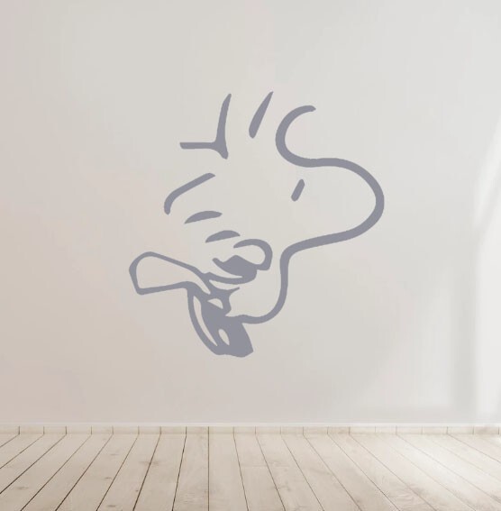 Woodstock Snoopy Cartoon Vinyl Decal Sticker for Home, wall, décor, bar, bedroom
