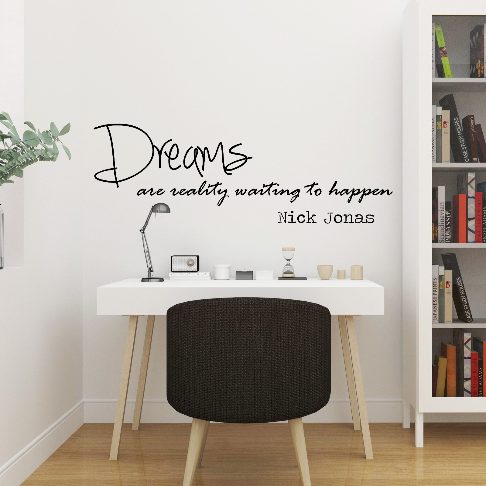 Nick Jonas Inspirational Motivational Wall Decal Quote Art Home Class Room Decor