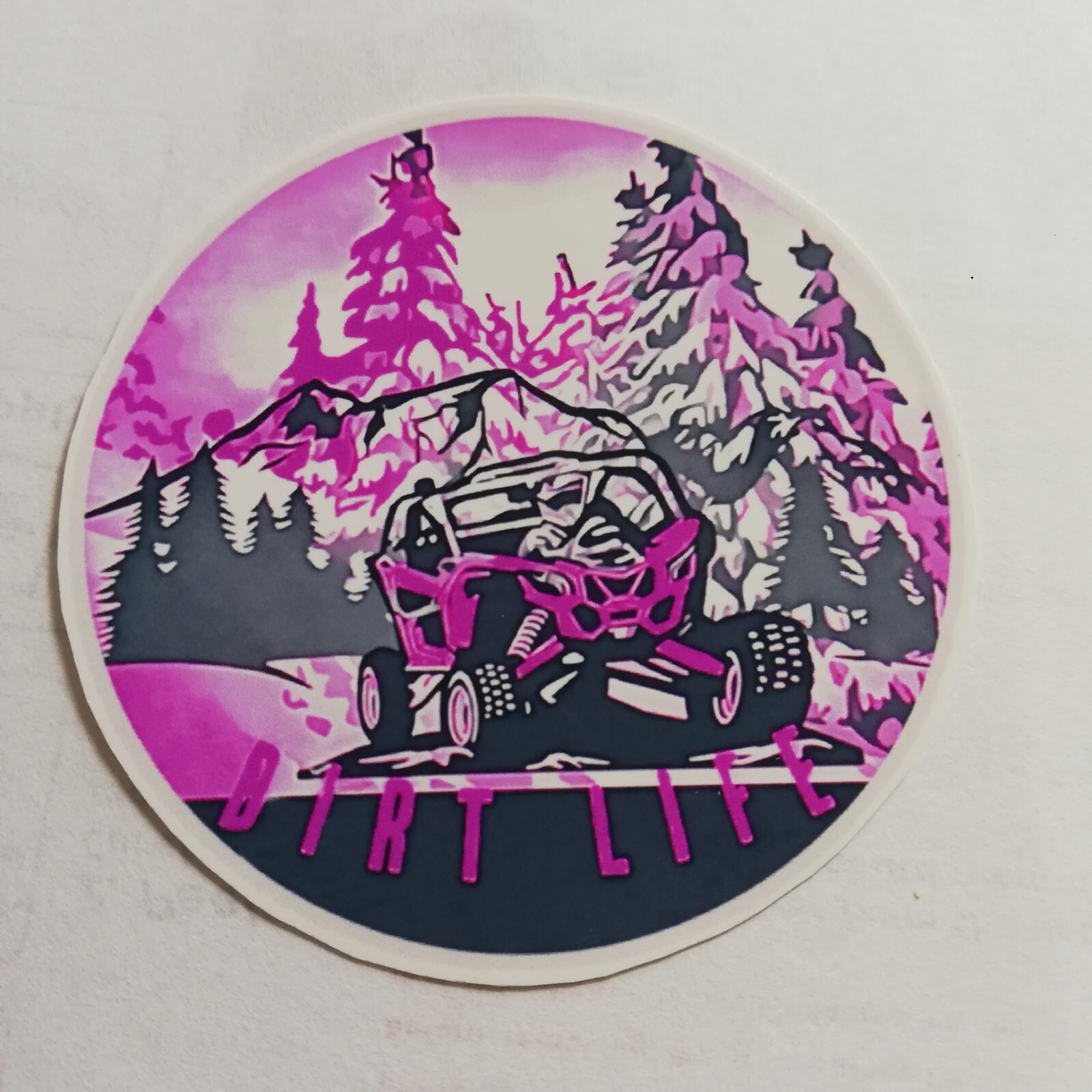 dirt life, atv, quad, sport, sticker, sticker