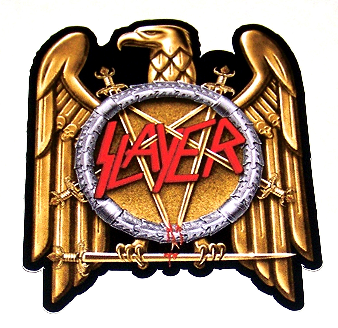 SLAYER – Logo LARGE Die Cut Sticker Decal Official Heavy Metal Music Band