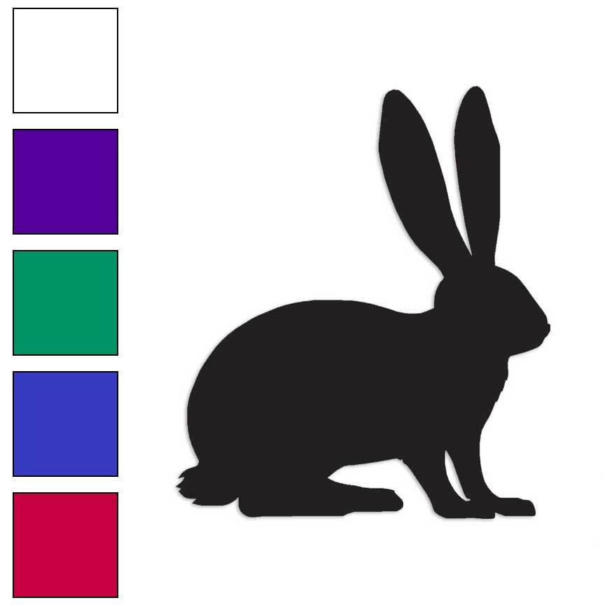 Bunny Rabbit, Vinyl Decal Sticker, Multiple Colors & Sizes #2846