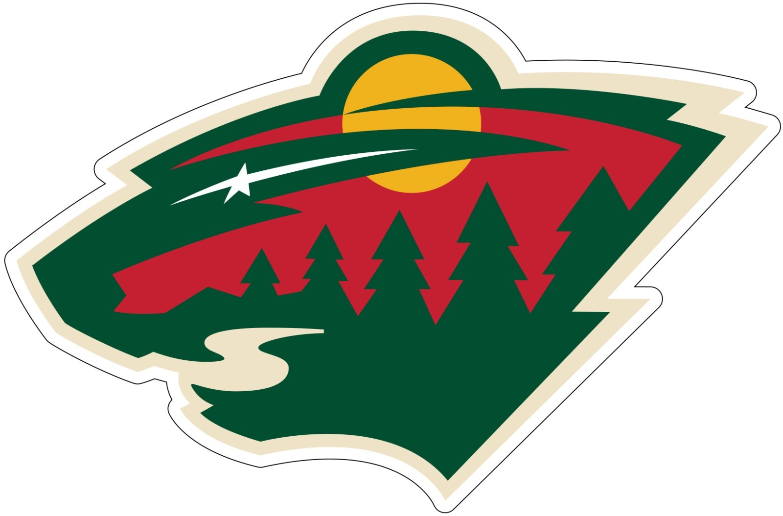 Minnesota Wild Indoor Wall Vinyl Decal Sticker 5" – 52"