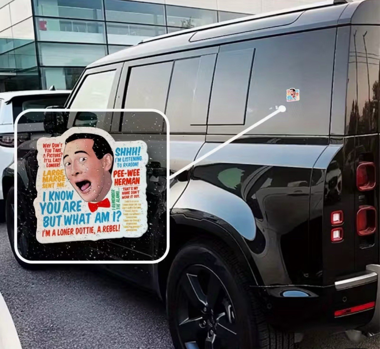 Pee Wee Herman 3” Diecut Vinyl Sticker Decal Funny Big Adventure Dot Marge 1PC