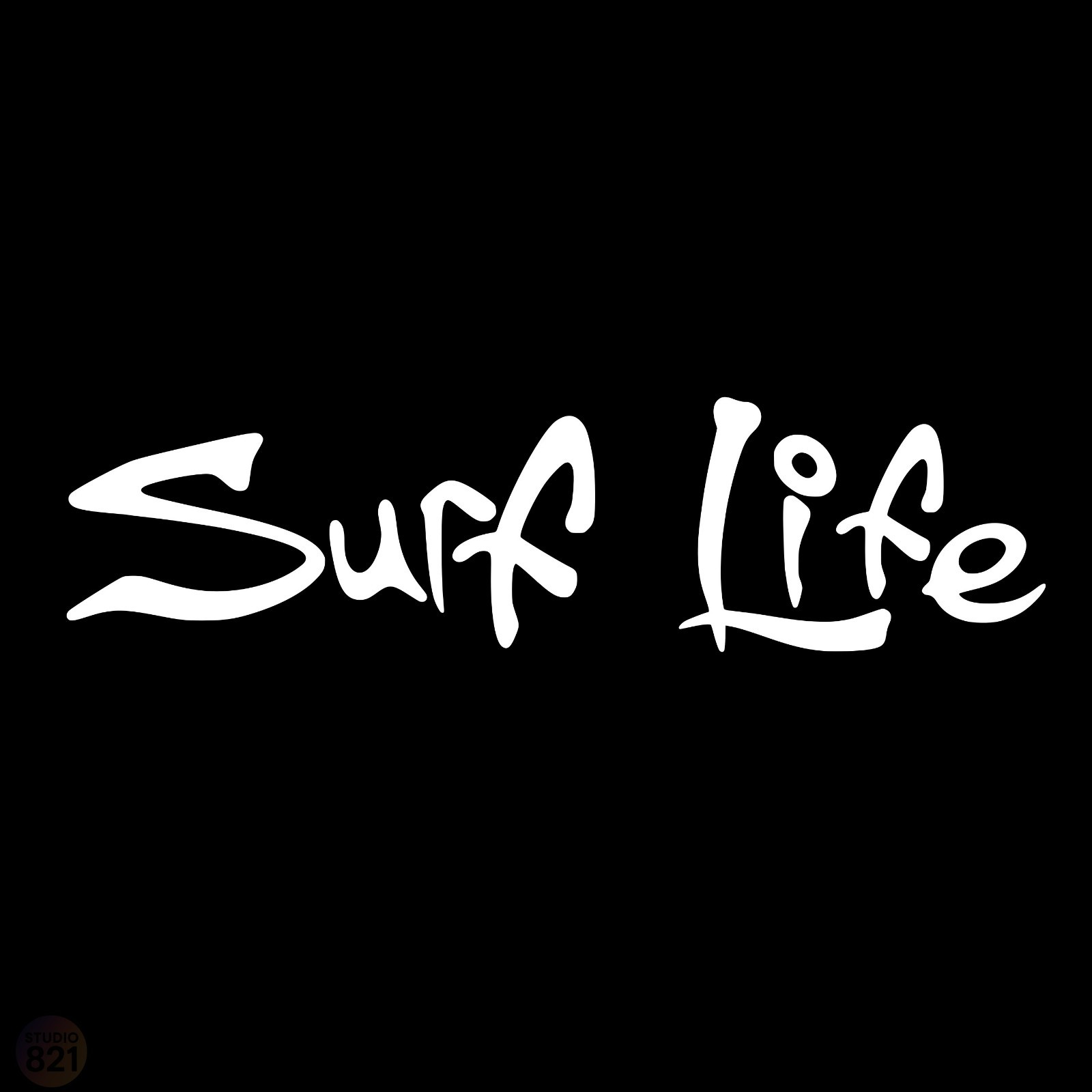 SURF LIFE (Salt Life) Vinyl Decal Sticker – Die Cut watersports boating surfing