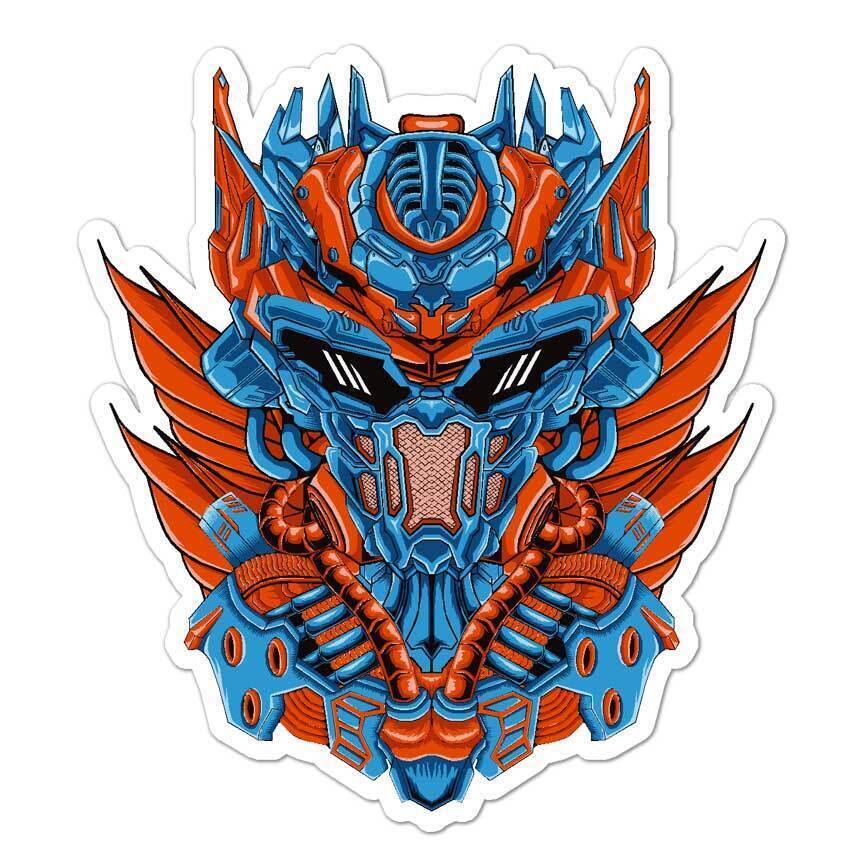 Mech Robot Android Sticker Decal