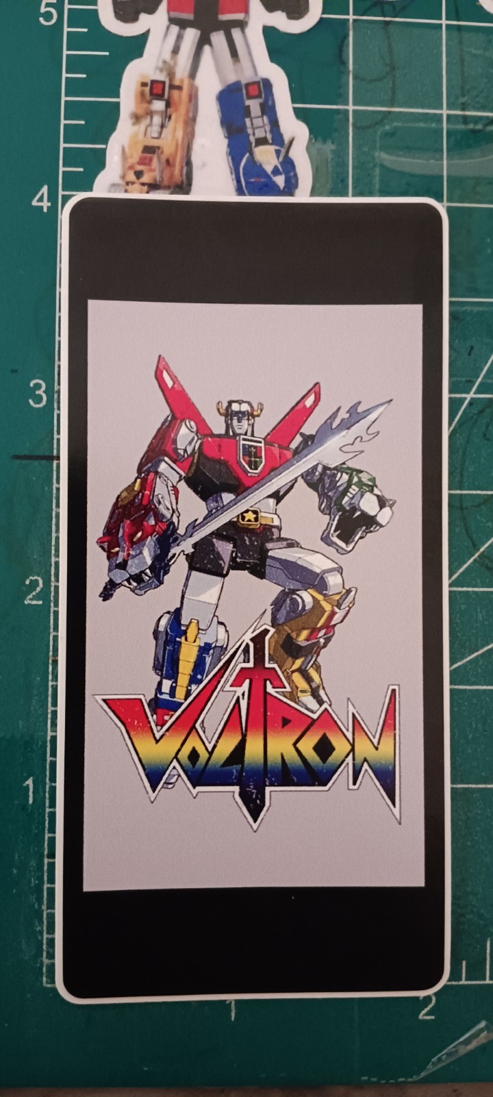 VOLTRON STICKER X VOLTRON HIGH-GLOSS HIGH MIRROR VYNIL DIE-CUT STICKER X 4X4 INC