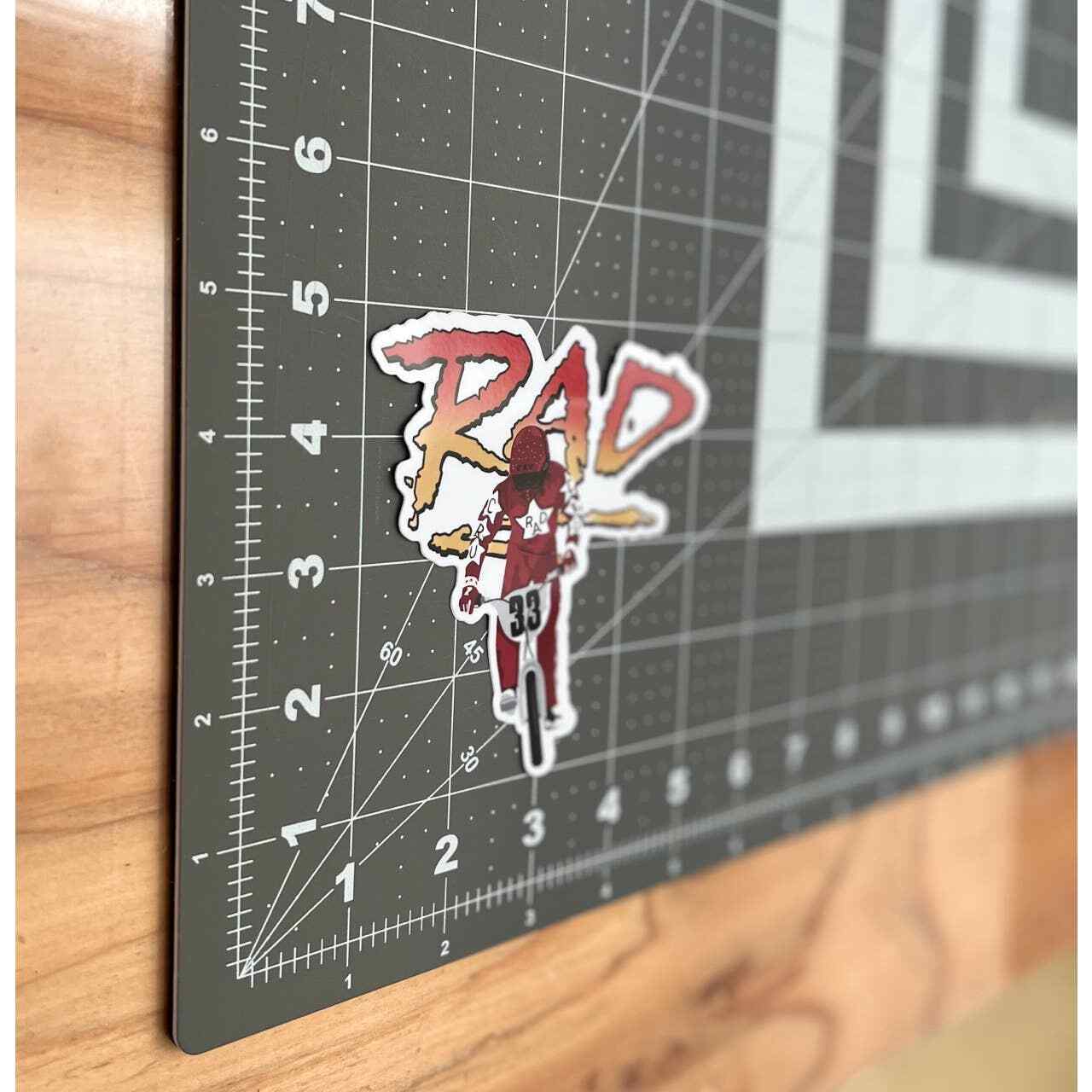 RAD | RAD Movie | Cru Jones | Rad Racing | Helltrack | BMX | 4" Vinyl Sticker |