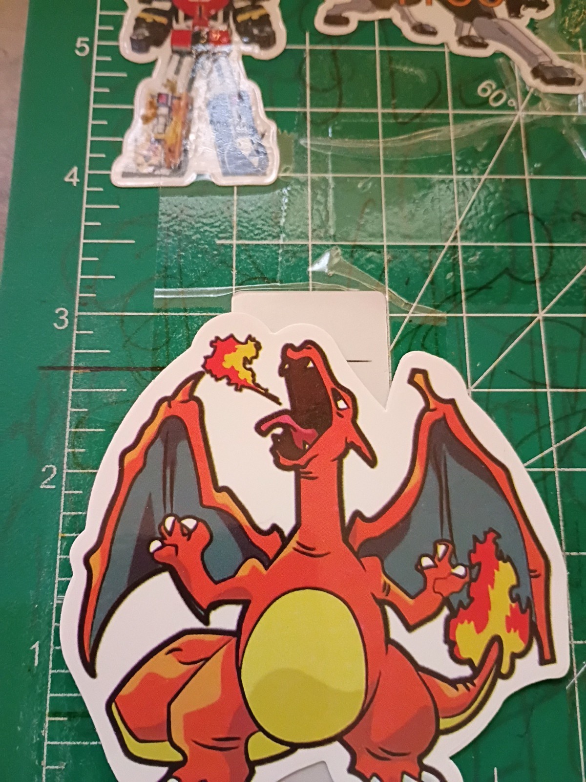 POKEMON STICKER XCHARIZARD 3X3 INCHES STICKER X VYNIL DIE CUT STICKER HIGH GLOSS