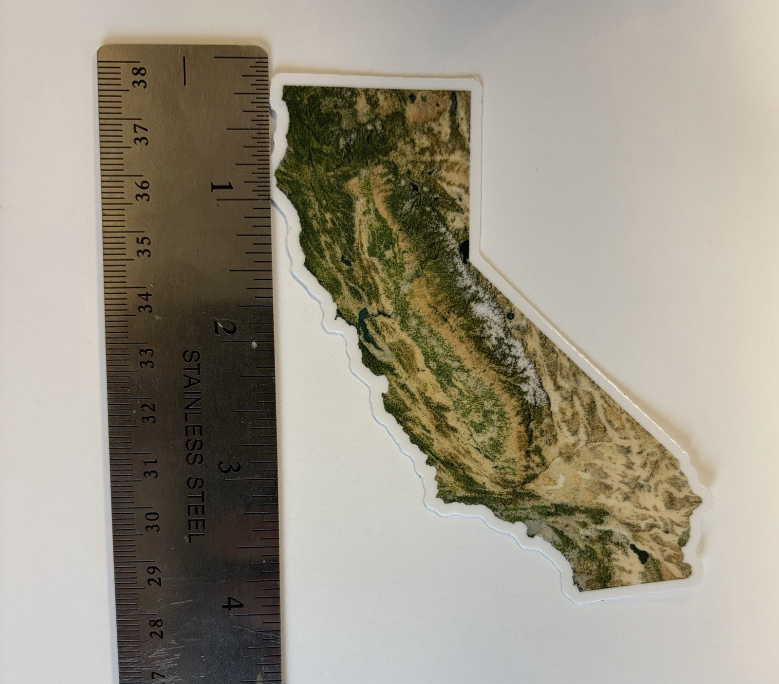 California Geography Image Sticker