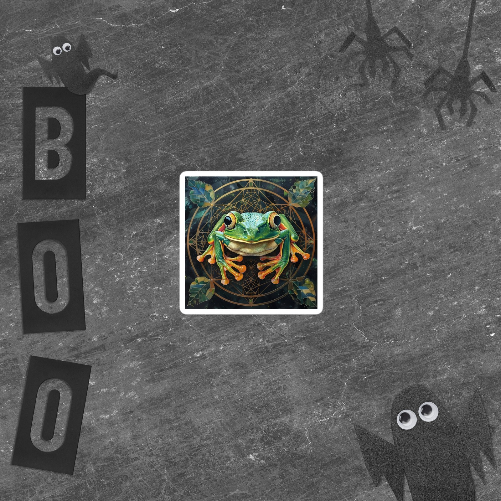 World of Wilds – Frog Lookin' at You – slappin' sticker