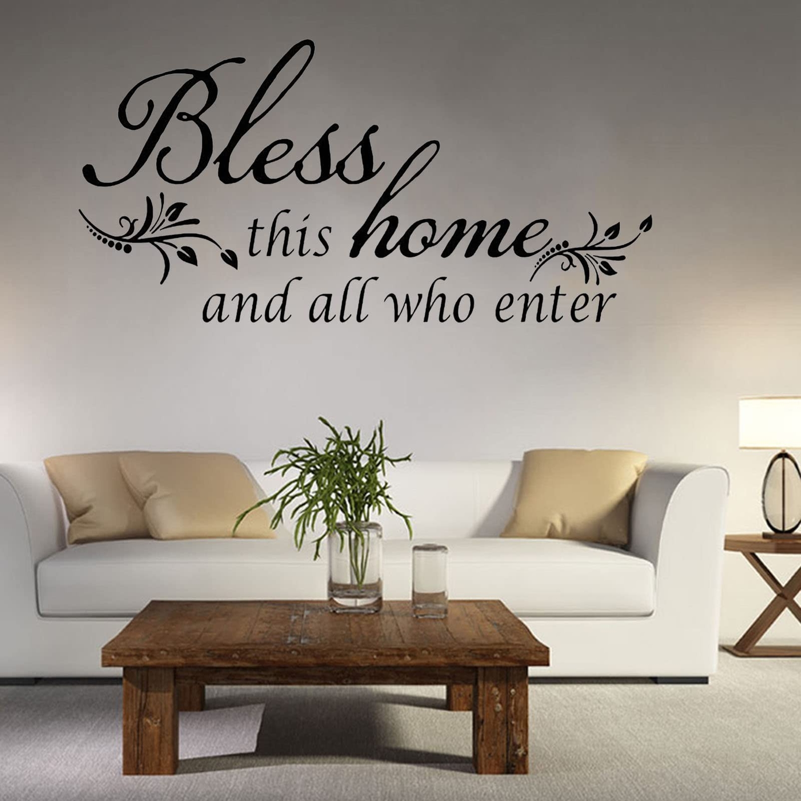 Wall Stickers, Family Letter Quote Water-Proof Home Decor Wall Sticker, Remov…