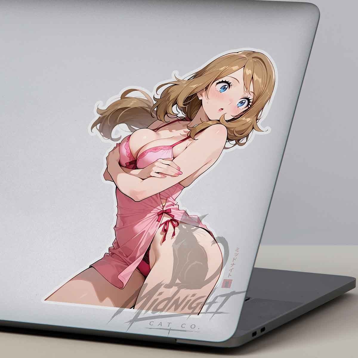 Serena Waifu 6" Sticker Anime Manga Cute Laptop Skateboard Car tool box