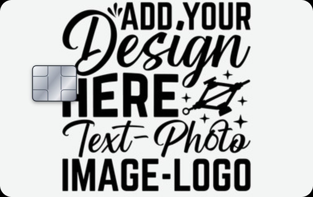 Custom Credit Card Skin Decal Wrap | Add Your Own Photo, Logo, Text or Design