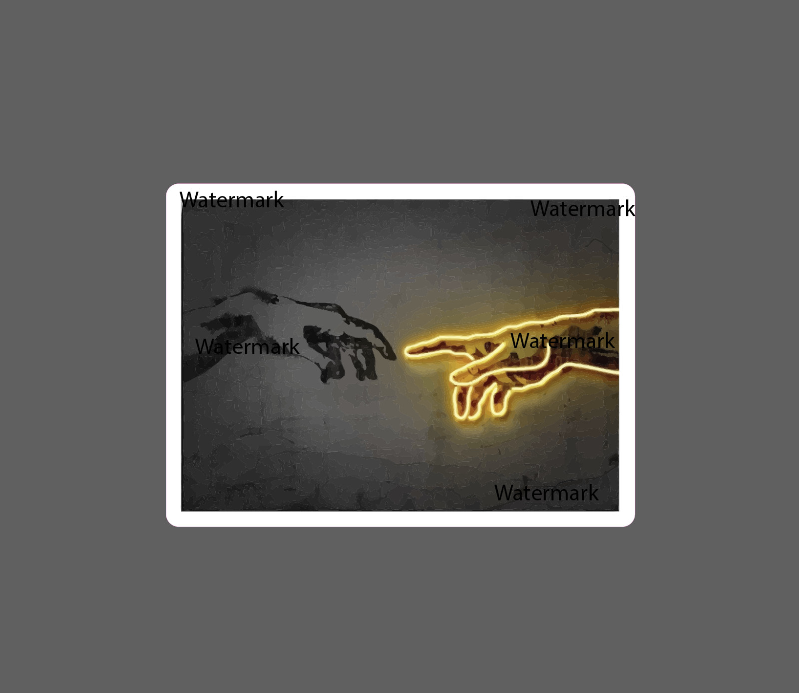 Creation Sticker Neon Life God Waterproof – Buy Any 4 For $1.75 EACH Storewide!