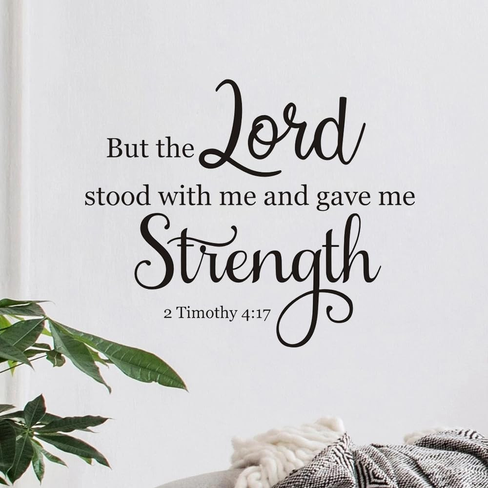 Bible Verse Wall Decal Motivational Wall Stickers for Bedroom Living Room Office