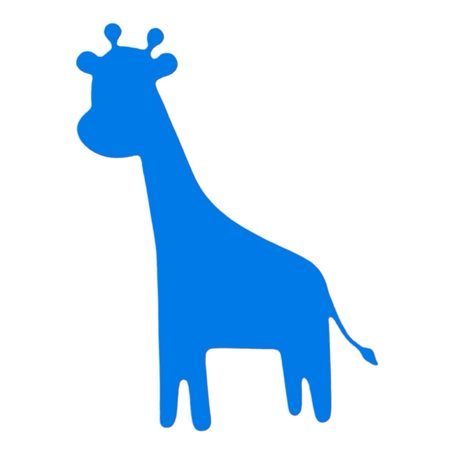 Baby Giraffe Decal for car Windows Laptops most Smooth Surfaces