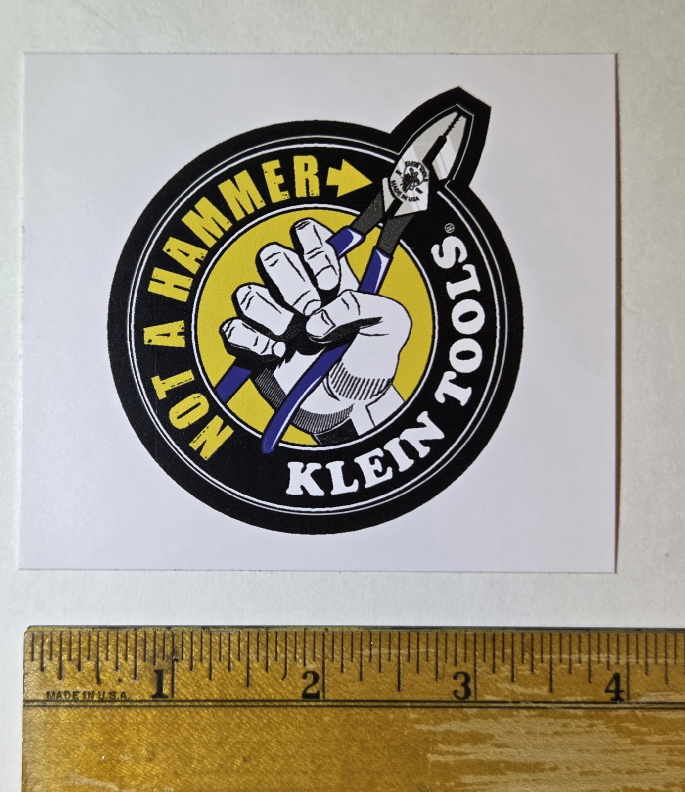 Klein Tools Tradesman Club Exclusive Giveaway Sticker March 2023