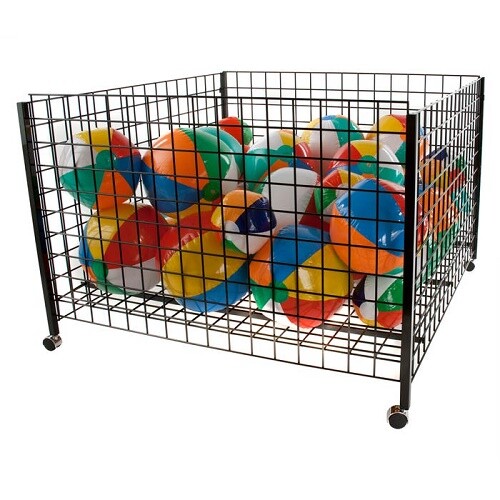 Econoco GTC48/B Square Grid Dump Bin