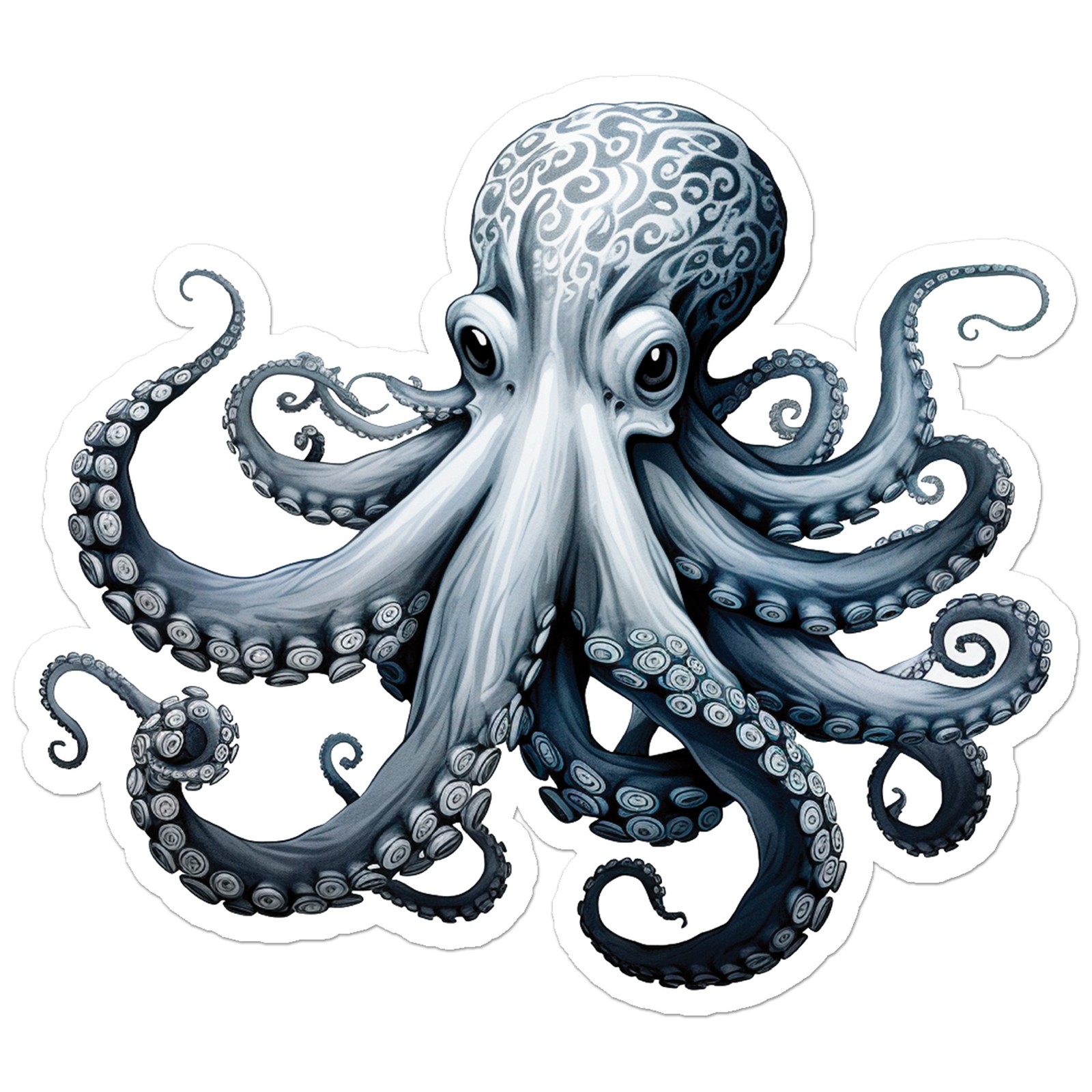 Octopus Sea Monster – Vinyl Decal Sticker – Car Window Laptop – ebn11923