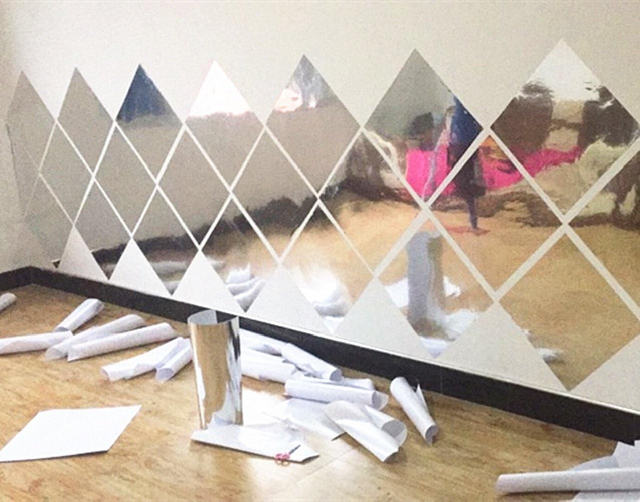 Self-Adhesive Chrome Silver Vinyl Wrap 15"x60" Mirror Finish Car & DIY Film