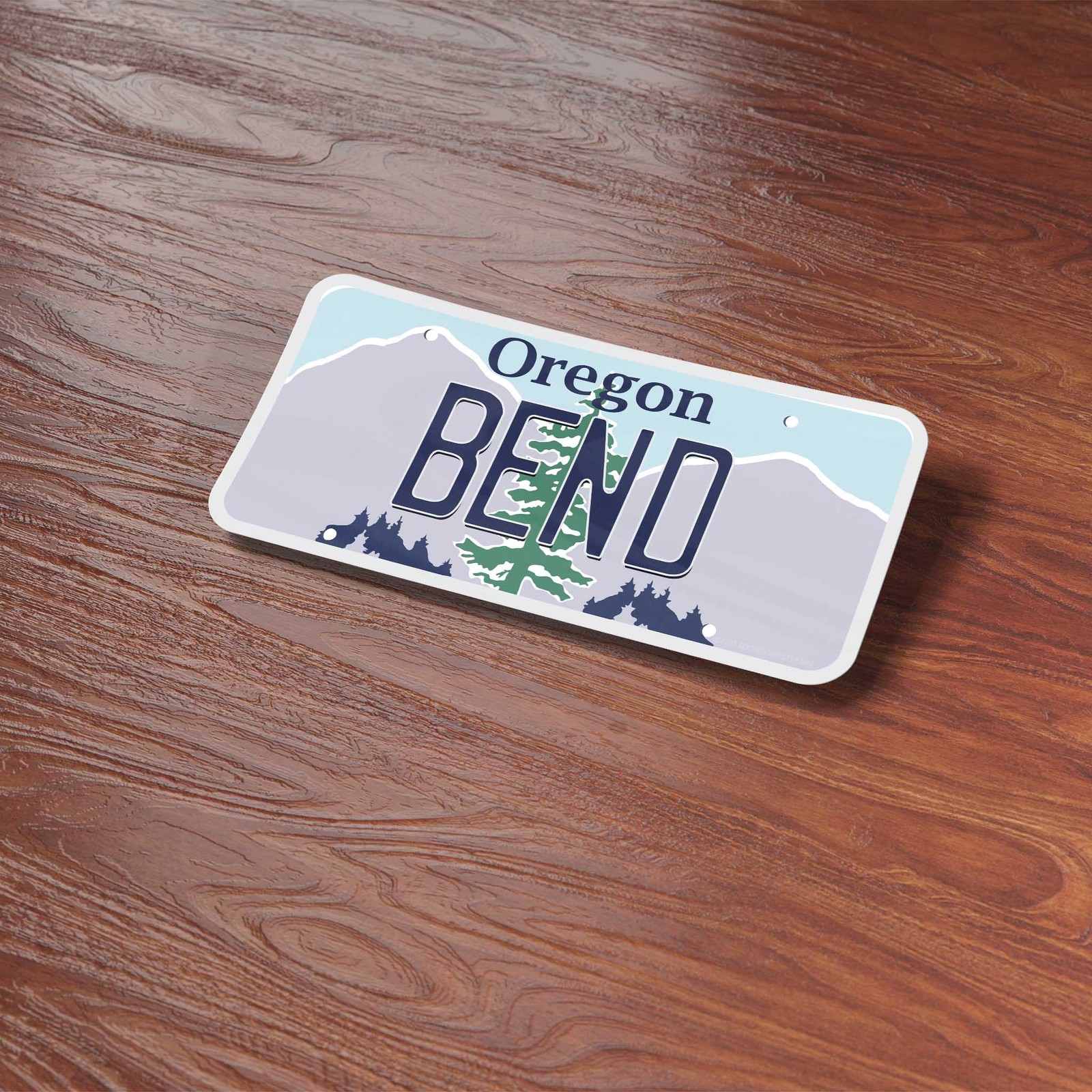 Bend Oregon License Plate Sticker