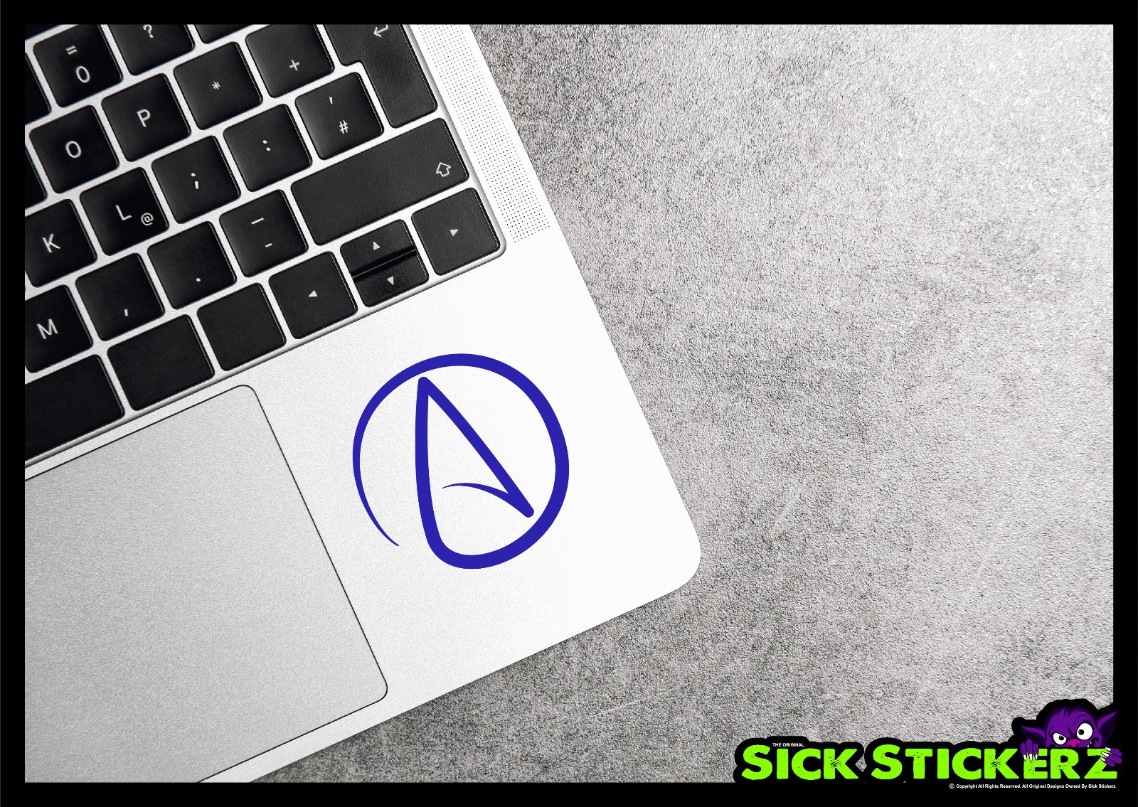 Atheist Logo Sticker Decal Car Truck Window Science Atheism No Gods Emo Goth