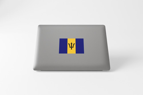 Barbados Flag Sticker Decal