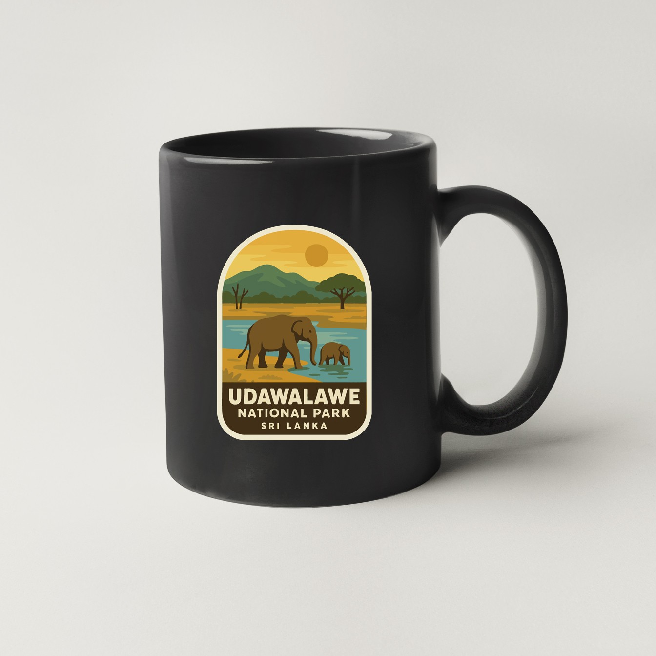 Udawalawe Sri Lanka National Park Sticker Decal Vinyl Die-Cut World