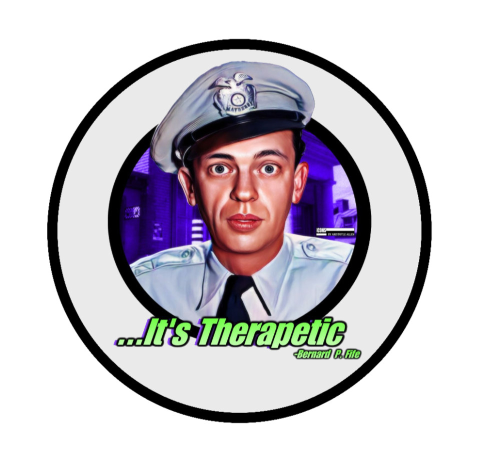 Andy Griffith Show (It's Therapetic) – 4" Handmade Vinyl Decal Vehicle Cooler 26