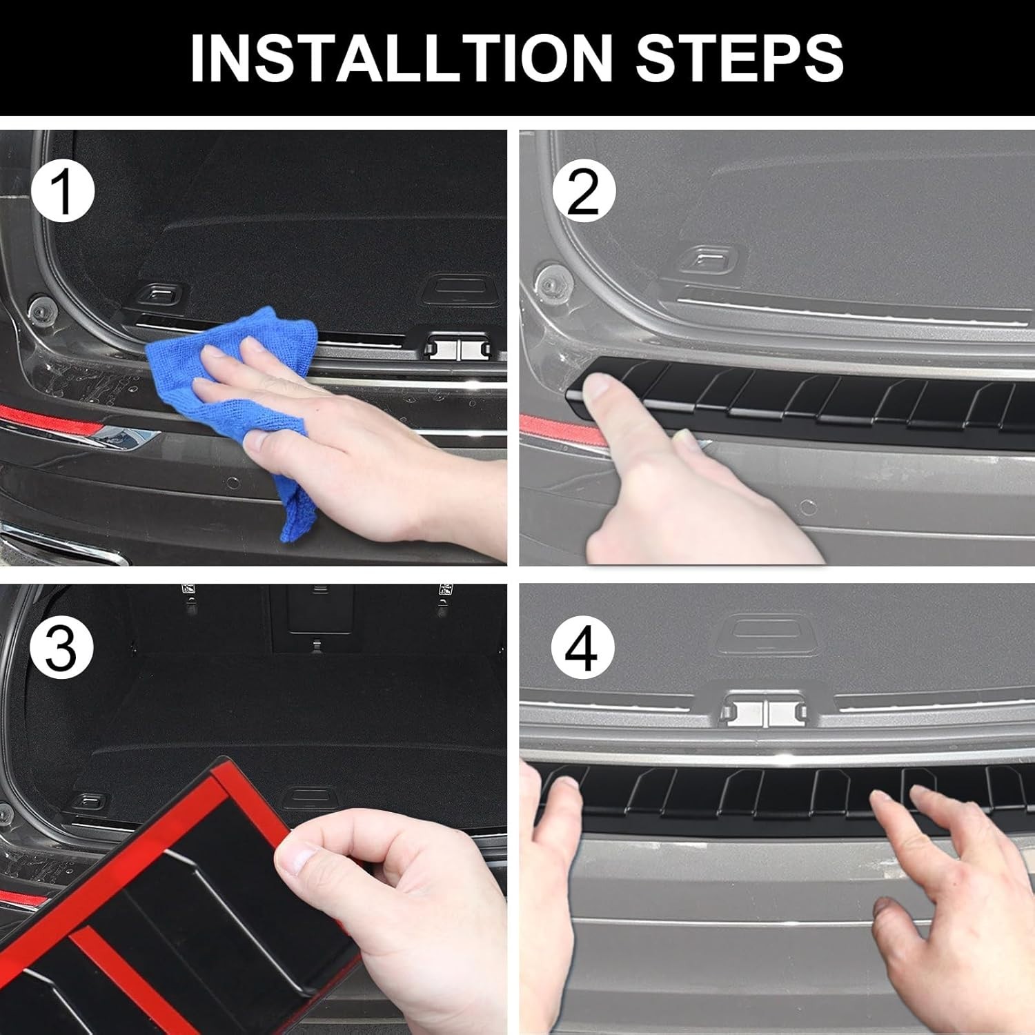 Rear Bumper Protector for Volvo XC60 2018-2026 | Durable ABS Guards