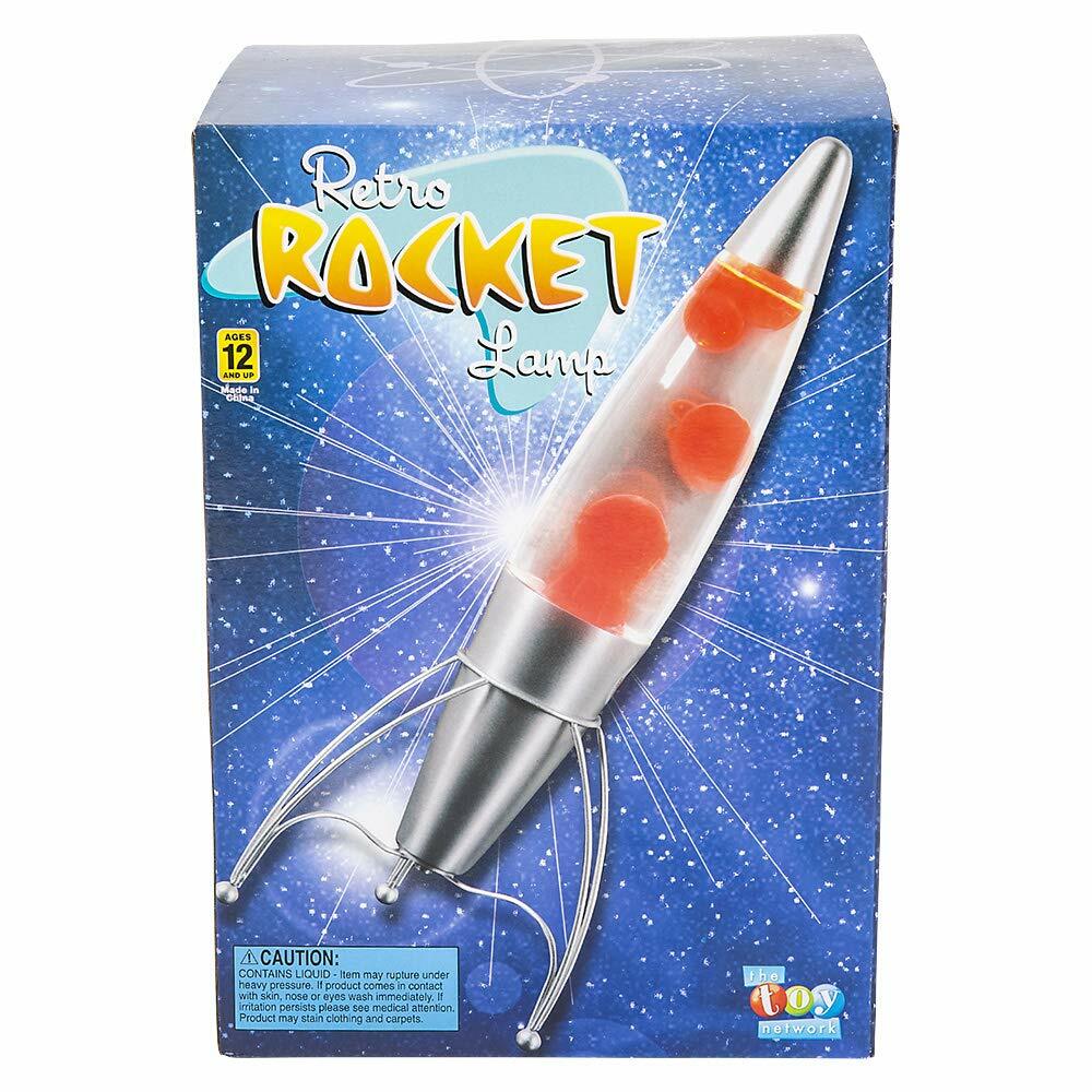 Rhode Island Novelty 18 Inch Blue Rocket Ship Lamp, One Per Order