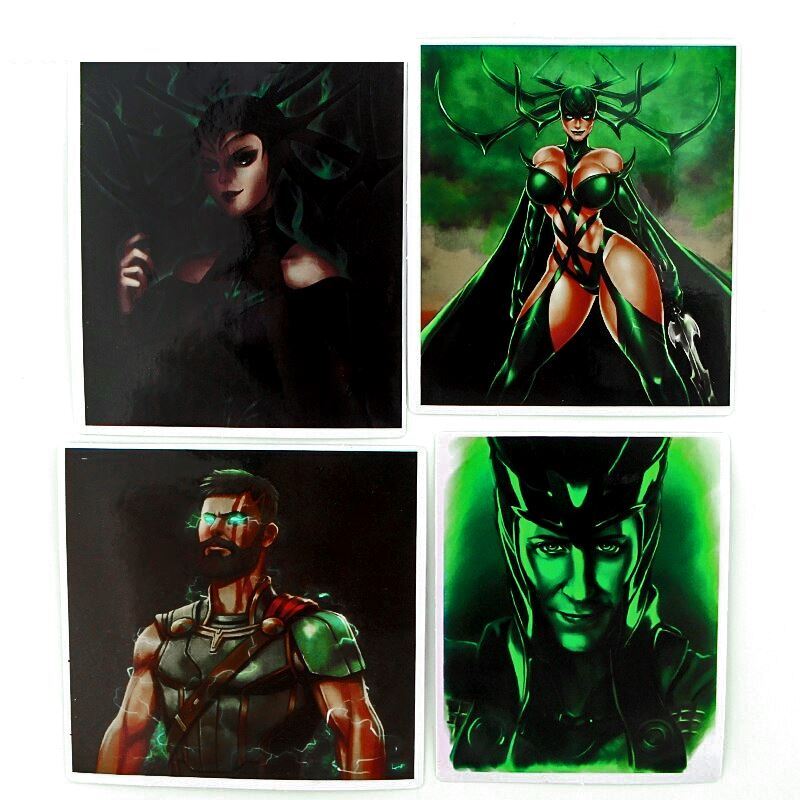 THOR & LOKI Stickers ~AVENGERS~ Vinyl Waterproof Laptop Skateboard Guitar Decals