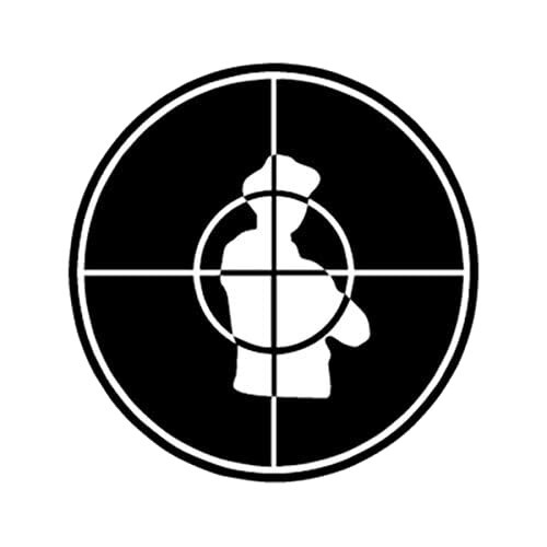 PUBLIC ENEMY LOGO Vinyl Die Cut Car Decal – FREE SHIPPING