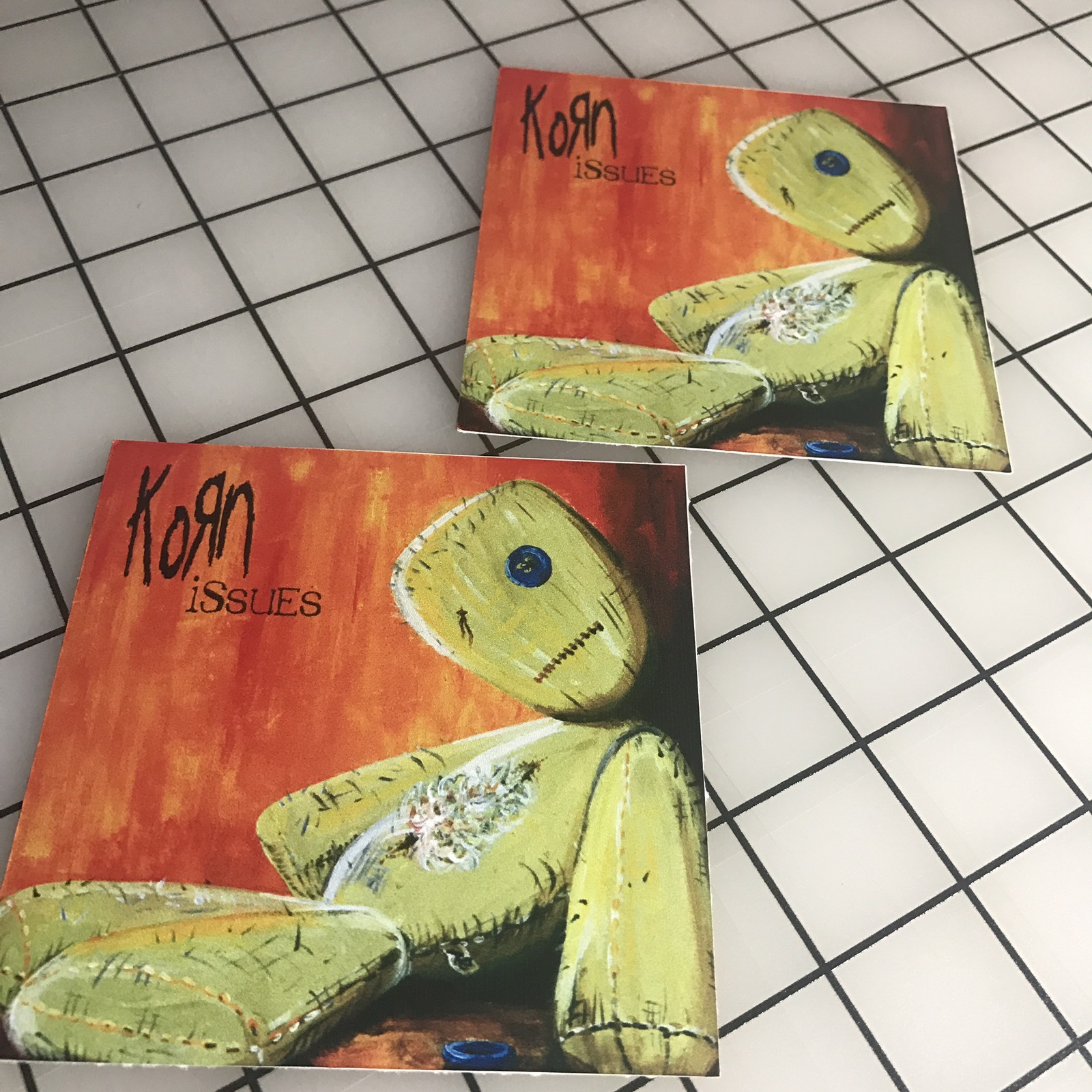 Korn Issues Album Cover 4" Wide Vinyl Decal Sticker – BOGO