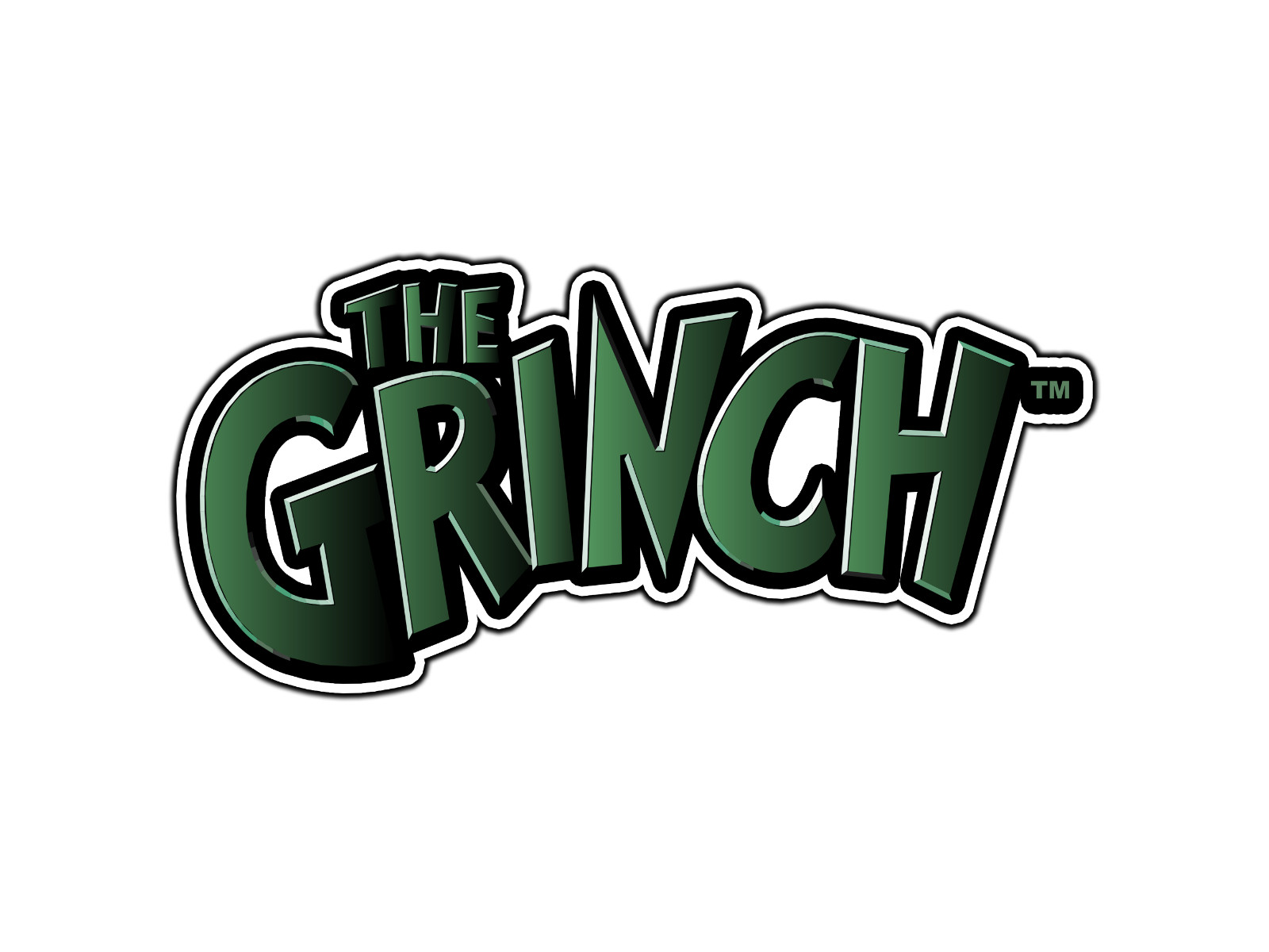 #798 The Grinch Logo #1 Waterproof Vinyl Sticker Decal Die-Cut