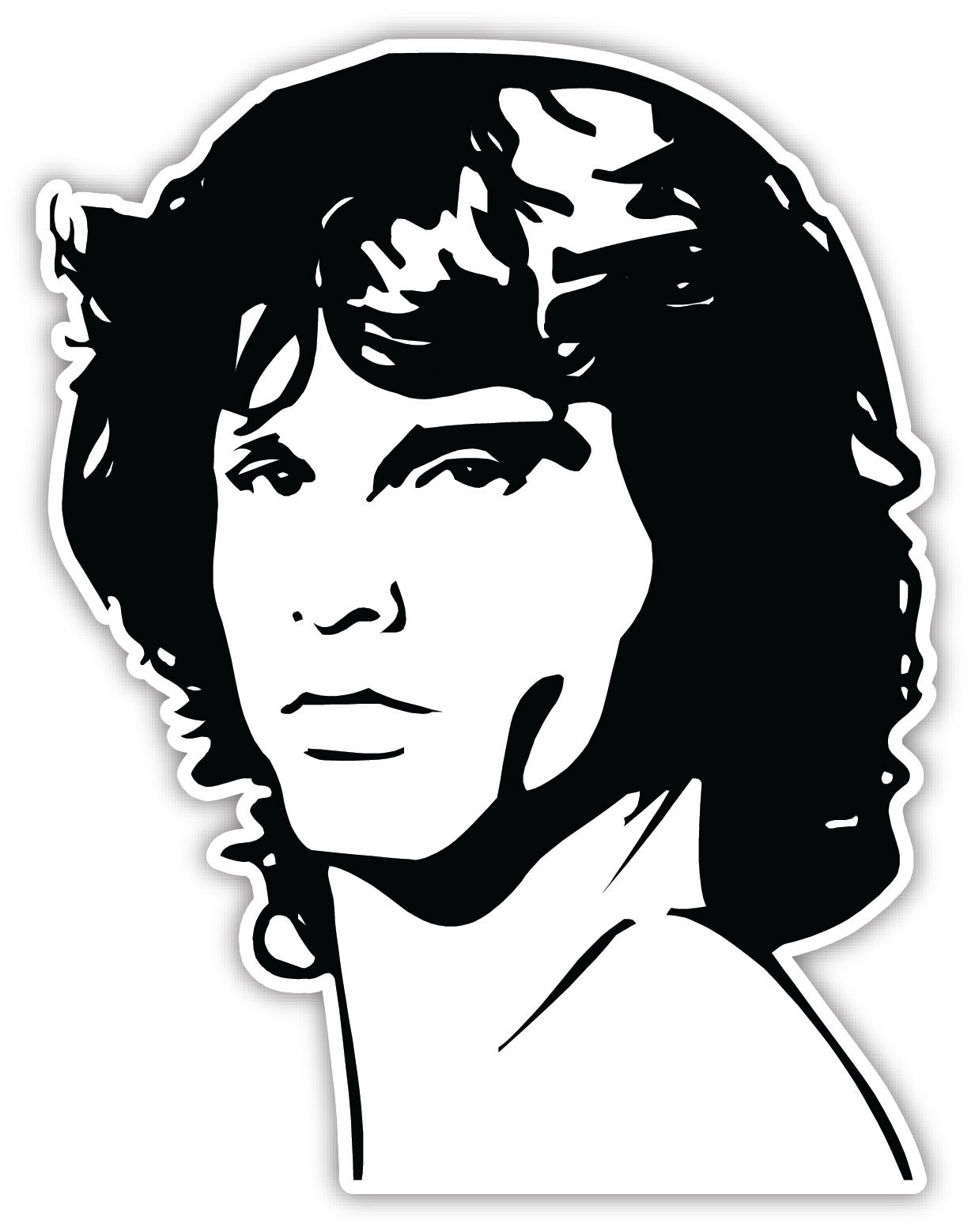 The DOORS Jim Morrison Vinyl Sticker Decal *3 SIZES* Band Vinyl Bumper Wall Rock