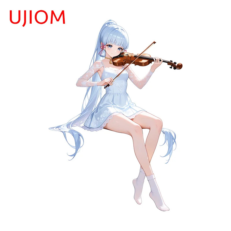 UJIOM Genshin Impact Kamisato Ayaka Wall Stickers Violin Creative Graffiti Decal