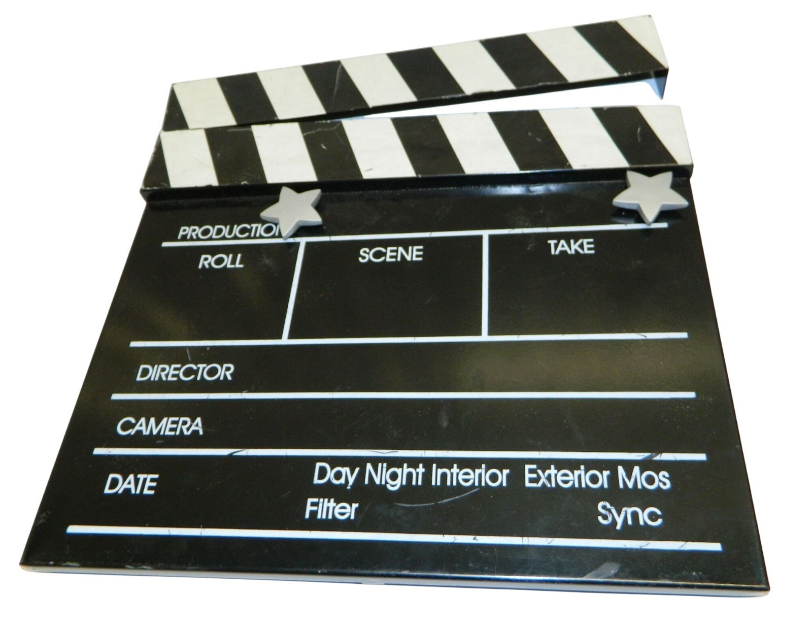Hollywood Style Directors Film Clapboard 13" X 15" Movie Room Theater Wall Decor