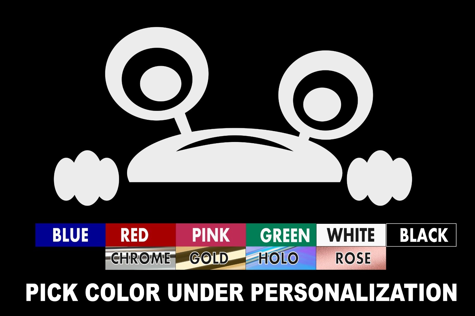 Peeking alien, Cute Decal/ Sticker you choose size and color