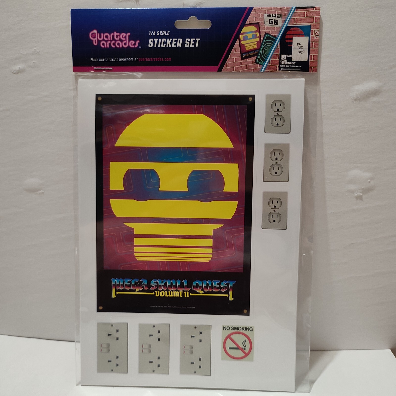 Retro Arcade Machines Themed Video Game Stickers Lot