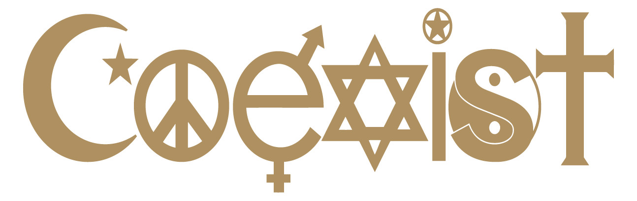COEXIST Decal Multiple Color Choice's USA Made & Quickly Shipped!