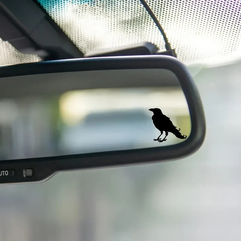 BLACK RAVEN/CROW DECALS STICKERS PATCHES LAPTOP CARS TRUCK WINDOW