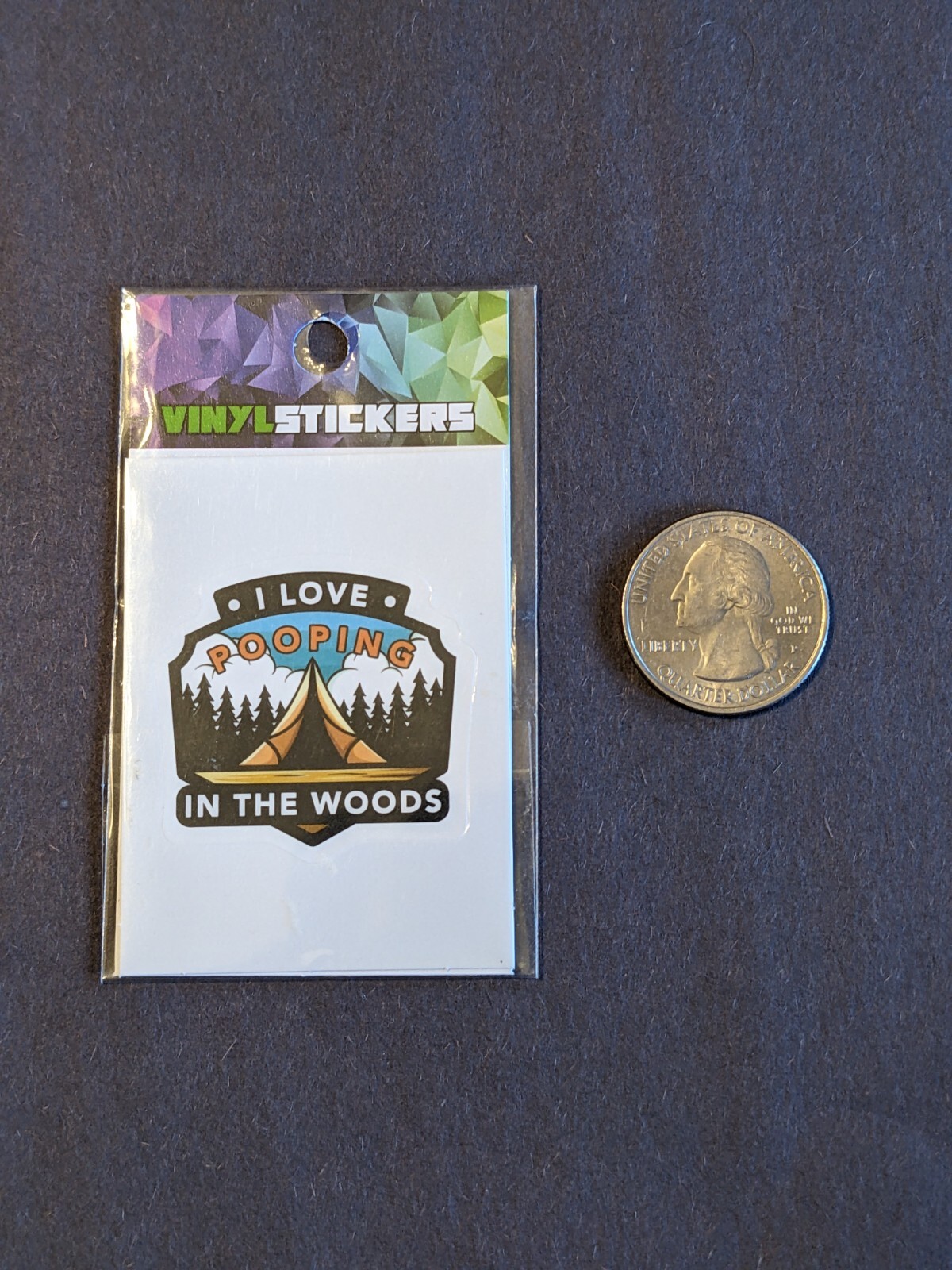 The Beard Abides Vinyl Sticker UV & Weather Resistant 1.13/16 x 2.5 inches