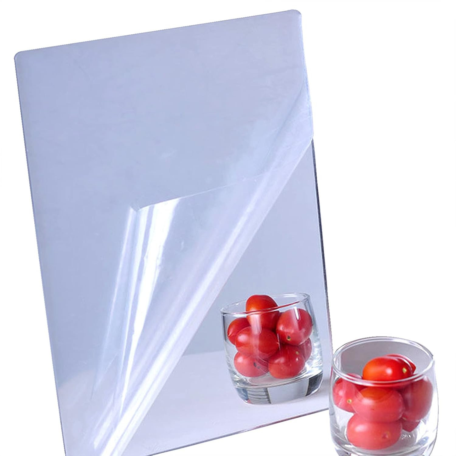 Espejo acrilico adhesivo pared seguro ninos plastico de el 8x10in decoracion