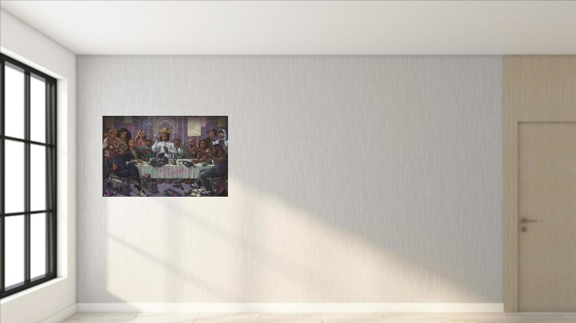 The Last Supper of HIP-HOP Music Wall Vinyl Decal Poster Removable Adhesive