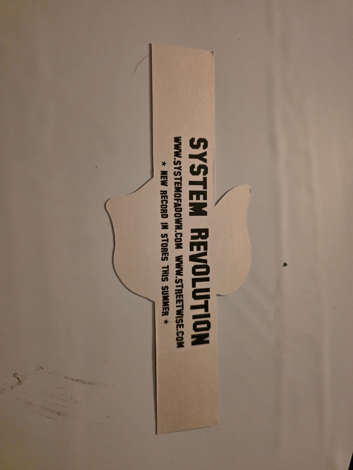 System Of A Down Vinyl Glossy Band Logo Sticker Nu Heavy Metal rare og 7.5"x3"
