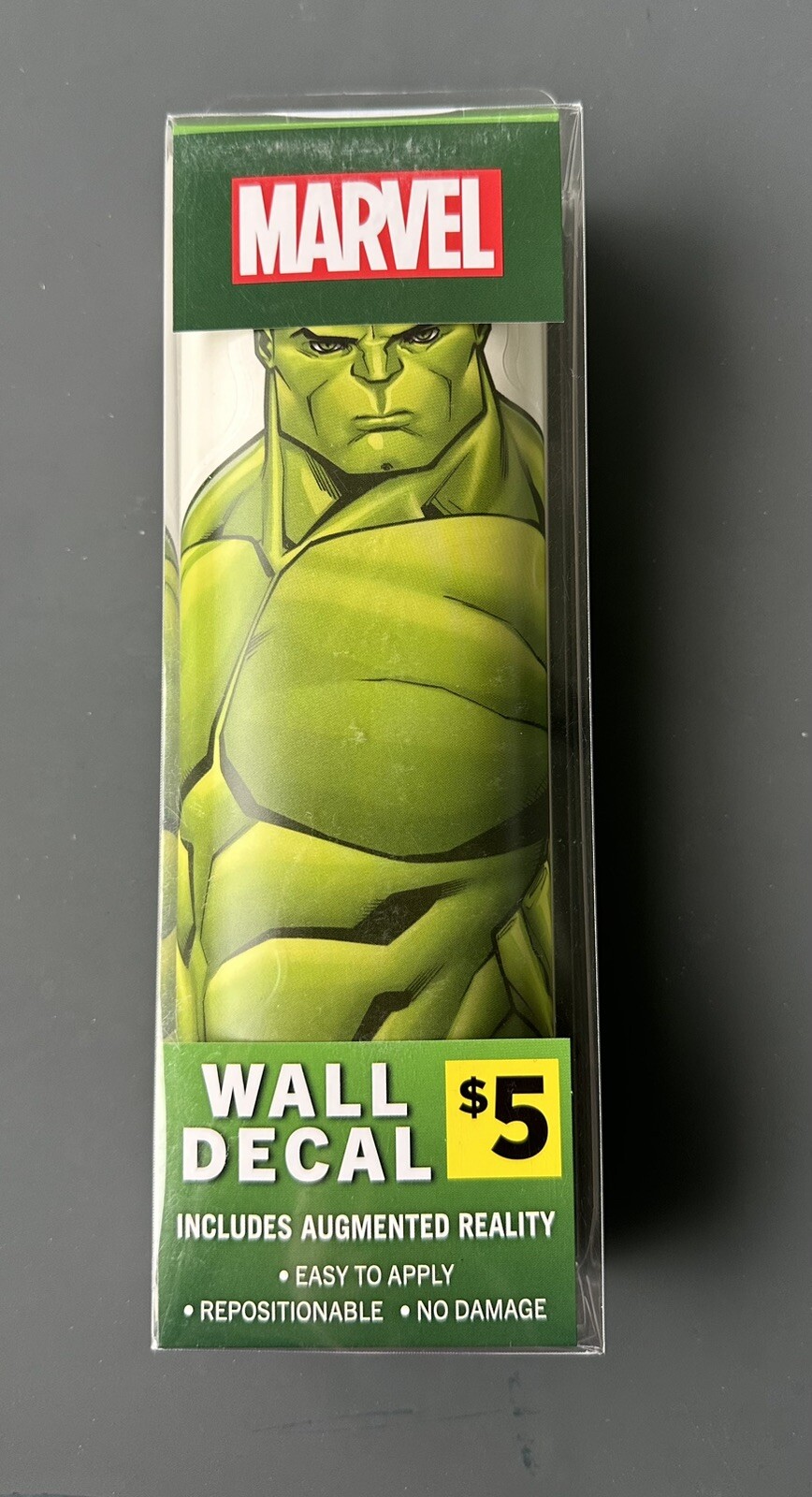 Marvel Incredible Hulk Wall Decal – with 3D Augmented Reality Interaction