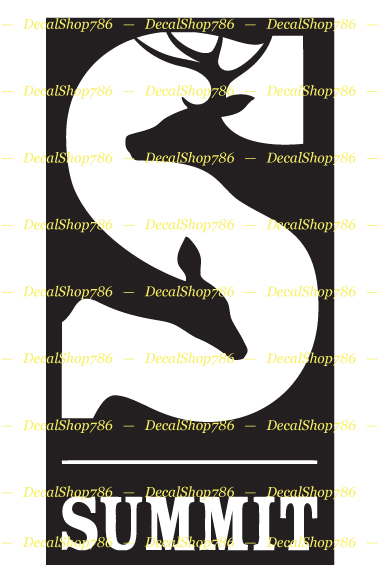 SUMMIT TreeStands – Hunting/Outdoors – Vinyl Die-Cut Peel N' Stick Decal/Sticker